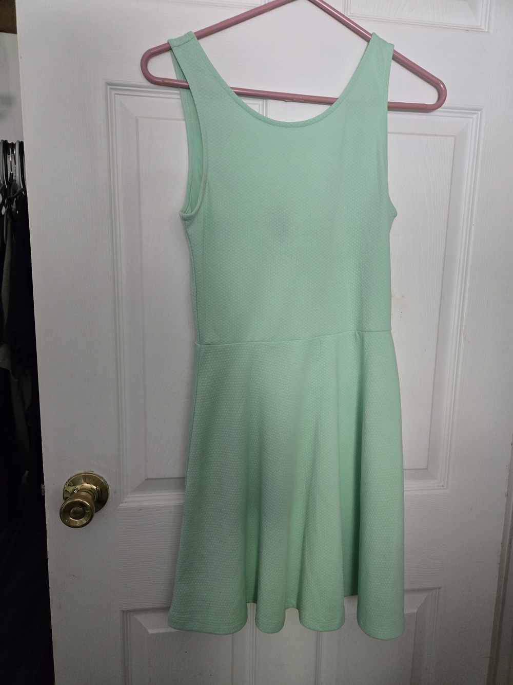 H&M Mint Green High-Low Skater Dress